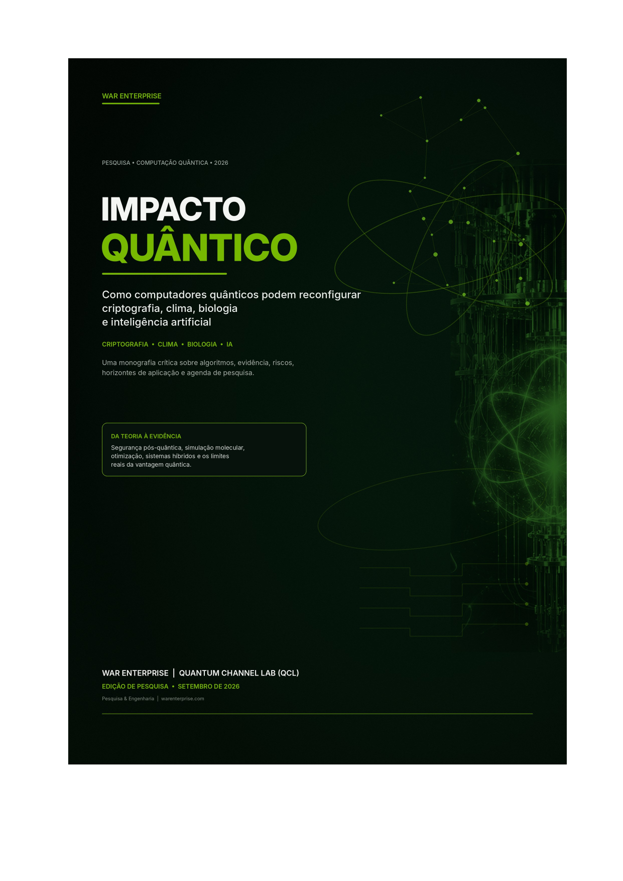 Capa do livro Impacto Quântico, Edição de Pesquisa 2026