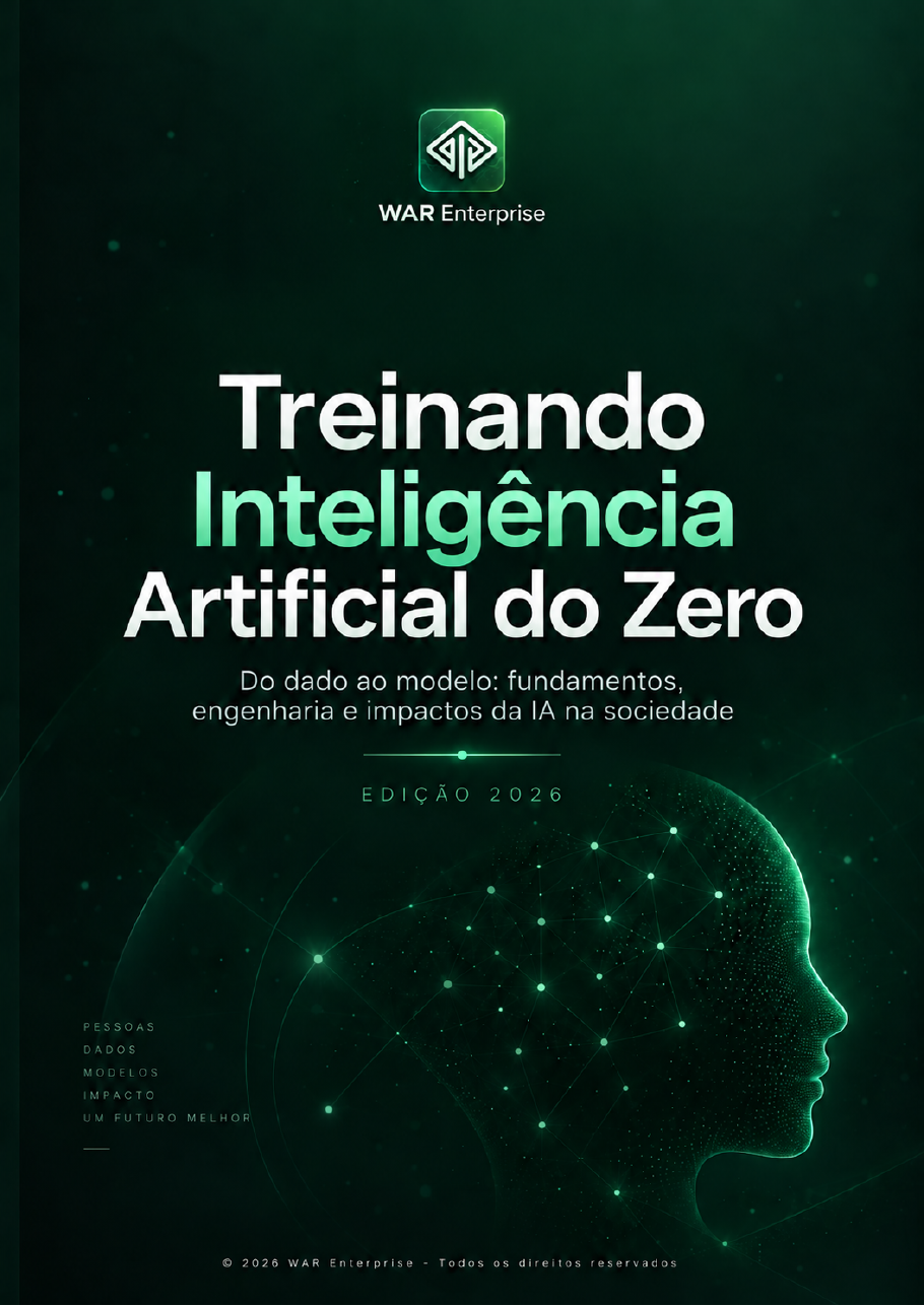 Capa do livro Treinando Inteligência Artificial do Zero, edição 2026